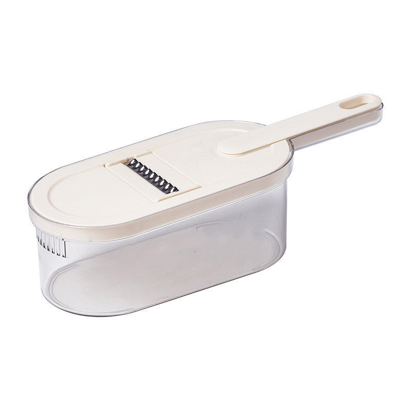 Multifunction Vegetable Cutter with Basket & Cleaning Brush – Portable Food Chopper, Slicer & Dicer for Easy Meal Prep