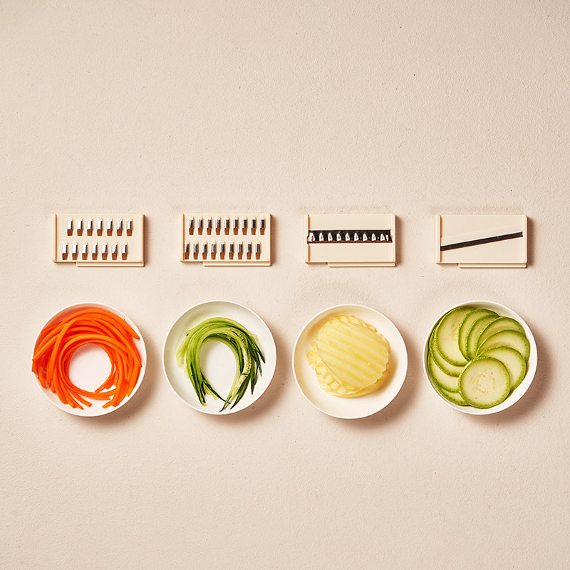 Multifunction Vegetable Cutter with Basket & Cleaning Brush – Portable Food Chopper, Slicer & Dicer for Easy Meal Prep