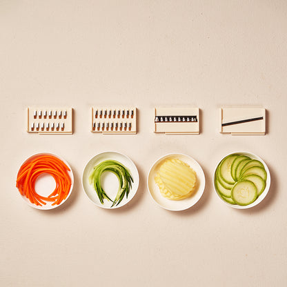 Multifunction Vegetable Cutter with Basket & Cleaning Brush – Portable Food Chopper, Slicer & Dicer for Easy Meal Prep