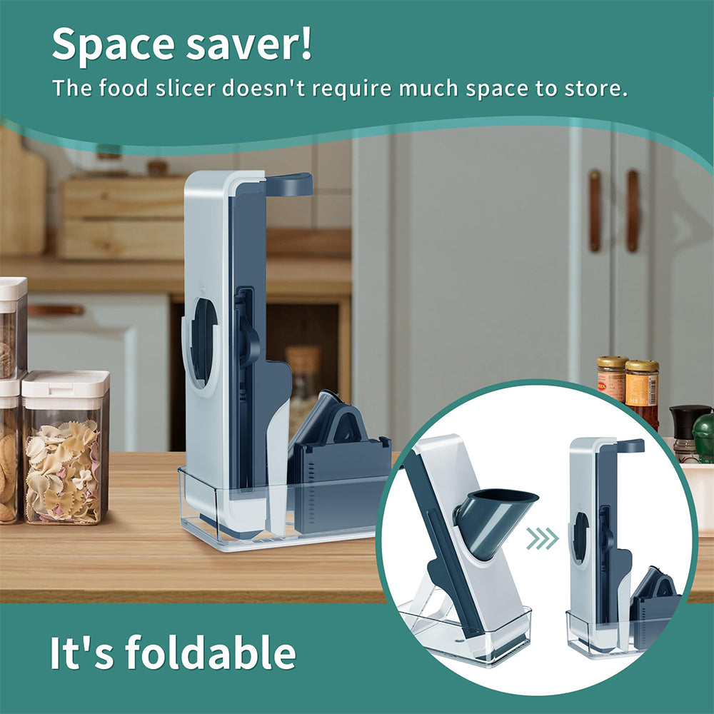 Adjustable Mandoline Vegetable Slicer – 3-in-1 Food Cutter, Dicer & Julienne Tool for Fast Meal Prep