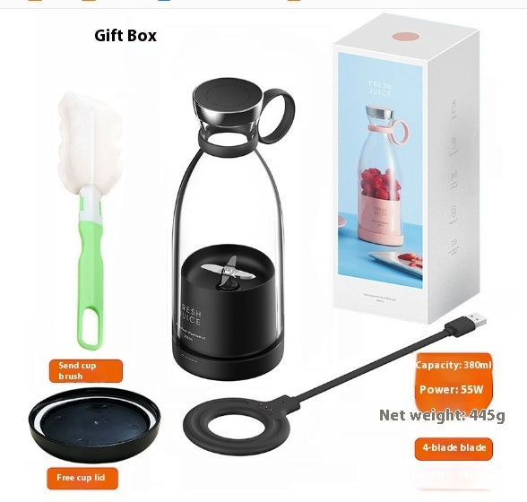 Portable USB Rechargeable Blender – 350ML Personal Smoothie Maker for Travel, Gym & Kitchen
