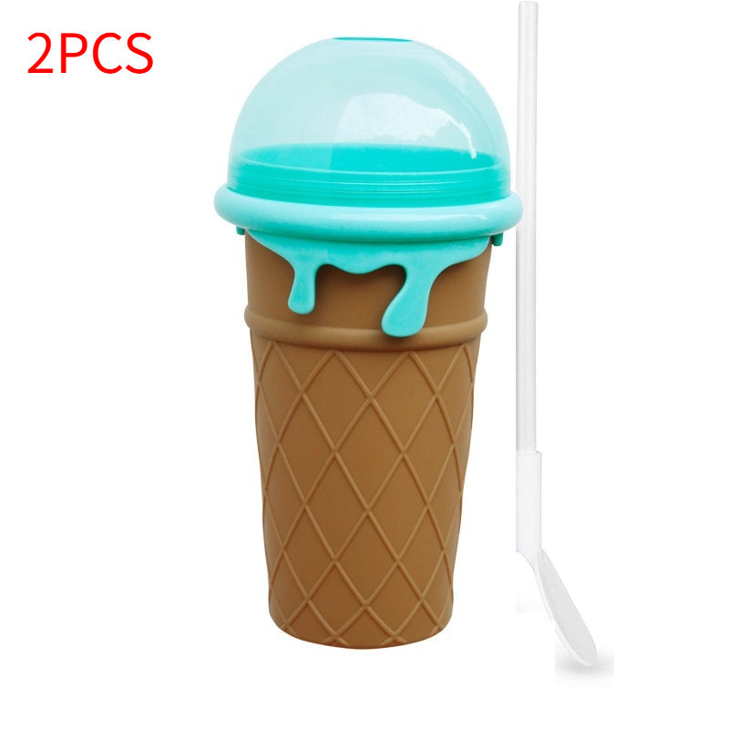 Magic Slushy Maker Cup (500ML) – Portable Instant Frozen Smoothie & Ice Cream Maker Bottle