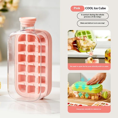 Portable Ice Maker Cup – One-Click Instant Ice Cooling Bottle with Straw (Reusable & Zero-Contact Design)