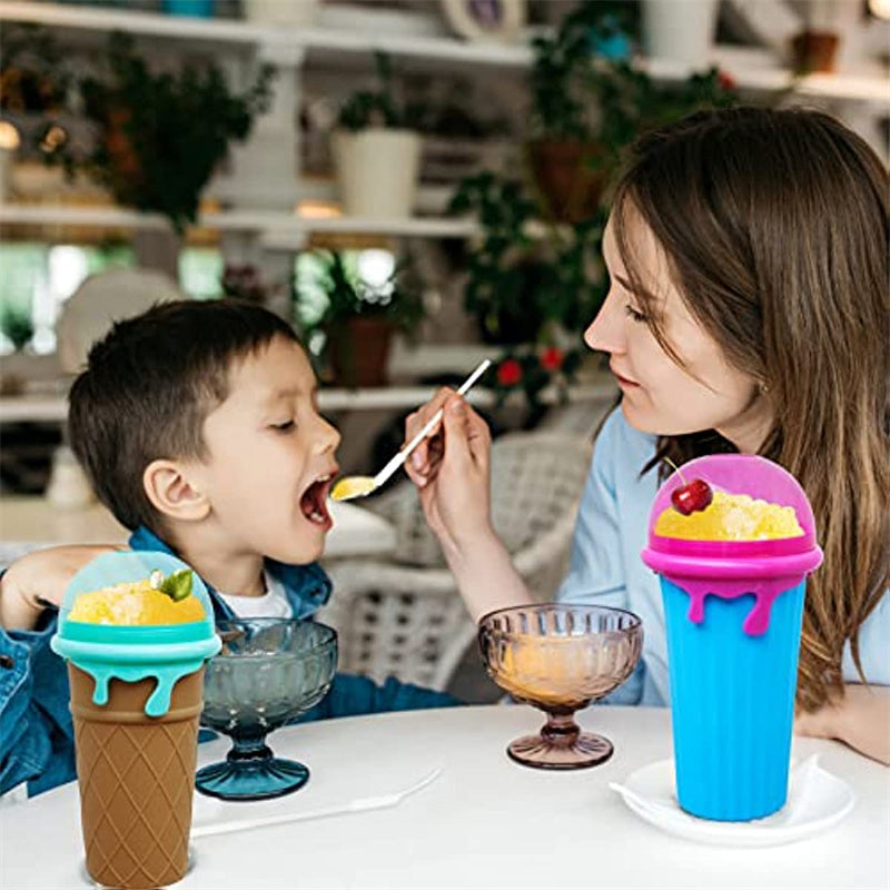 Magic Slushy Maker Cup (500ML) – Portable Instant Frozen Smoothie & Ice Cream Maker Bottle