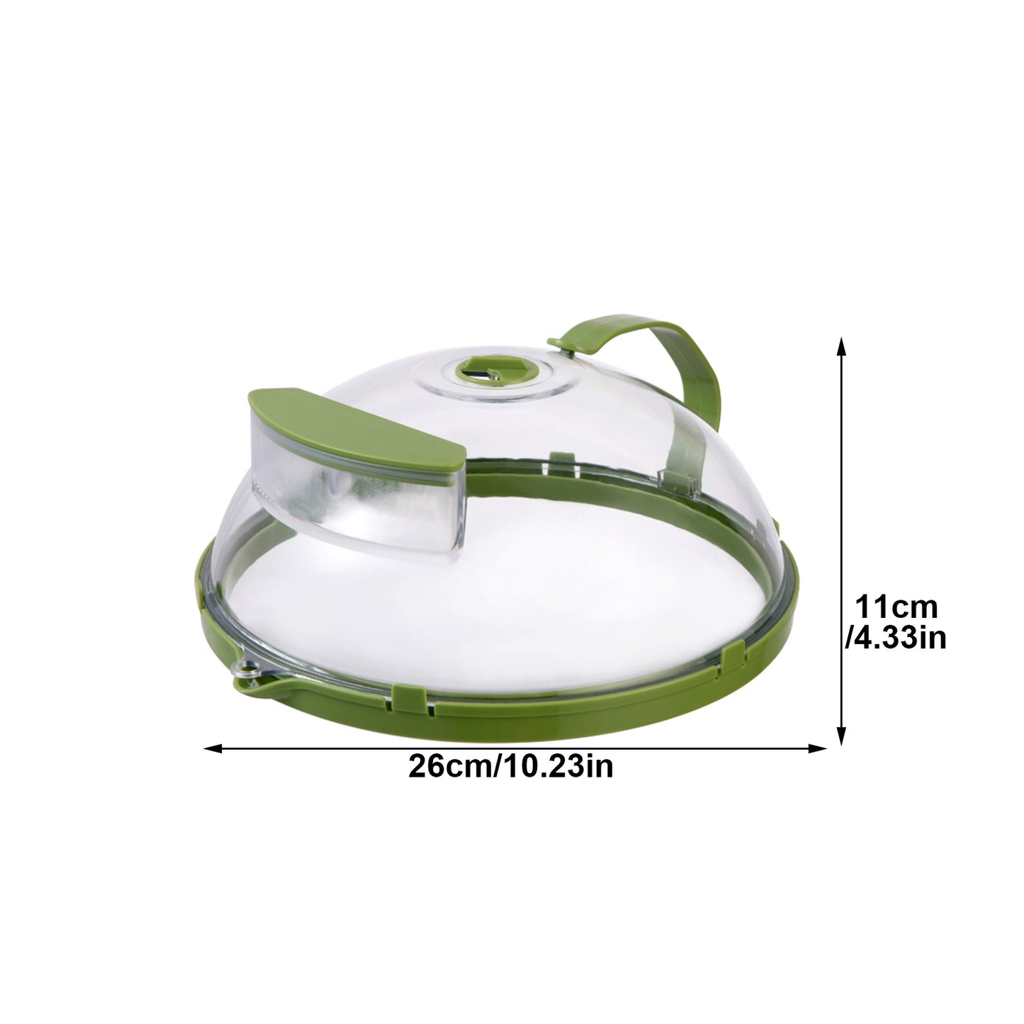 Microwave Food Cover – Splash-Proof Heat Resistant Splatter Guard Lid for Food Heating (Reusable & Easy Clean)