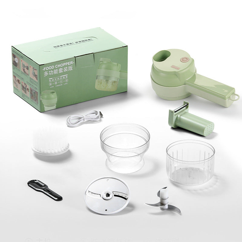 Electric Garlic Chopper – USB Rechargeable Mini Food Processor for Garlic, Onion & Vegetables (One-Touch Operation)