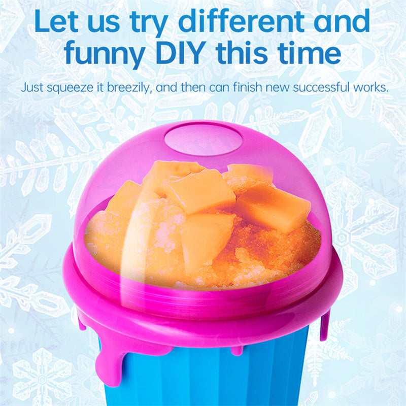 Magic Slushy Maker Cup (500ML) – Portable Instant Frozen Smoothie & Ice Cream Maker Bottle
