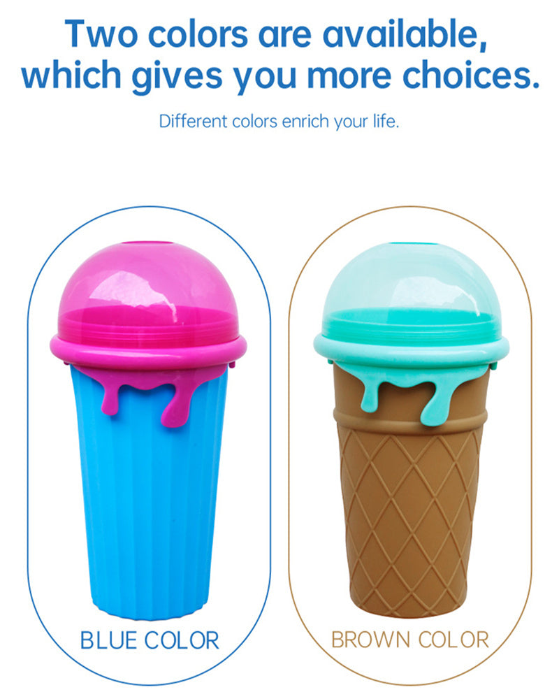 Magic Slushy Maker Cup (500ML) – Portable Instant Frozen Smoothie & Ice Cream Maker Bottle